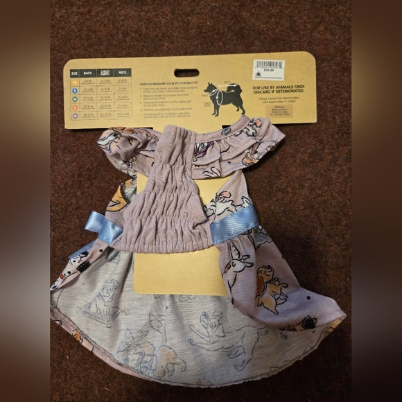 New! Disney Tails XS Dog Dress In Lavender. - Picture 6 of 9